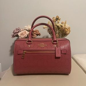 Coach Rowan Satchel in Signature Leather